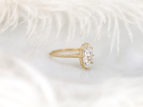 1.38ct Arcadia 14kt Diamond Oval Engagement Ring,Oval Diamond Ring,Moval Ring, Button Back Oval Ring.Oval Solitaire Ring,Vintage Ring