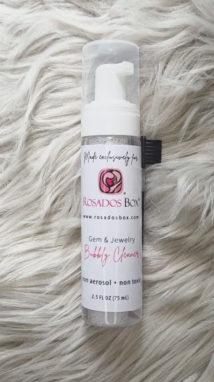 Bubbly Foaming Jewelry Cleaner,Biodegradable Jewelry Cleaner,Non Toxic Jewelry Cleaning,Gold Cleaner,Travel Size Jewelry Cleaner