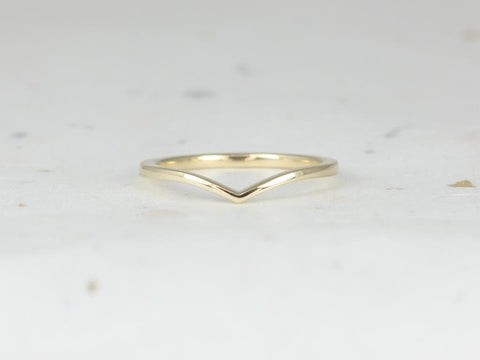 Marley 14kt Gold Chevron Stacking Ring