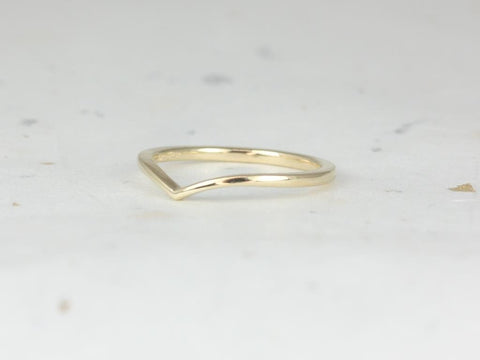 Marley 14kt Gold Chevron Stacking Ring