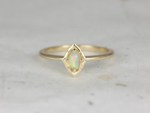 Ready to Ship Sterling Silver Leanne 5x3mm Oval Moonstone Unique Bezel Scalloped Ring (S.L.A.Y. Collection)