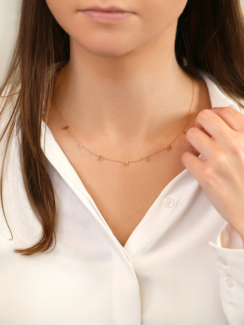 FURMAMA 14kt Solid Rose Gold Necklace,Fur Mom Gift,Gifts For Mom,Fur Momma Gift,Pet Parent Gift,Pet Parent Necklace,Dainty Gold Necklace - Rosados Box