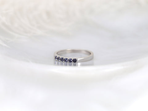 Ombre 14kt White Gold Purple Spinel Ring